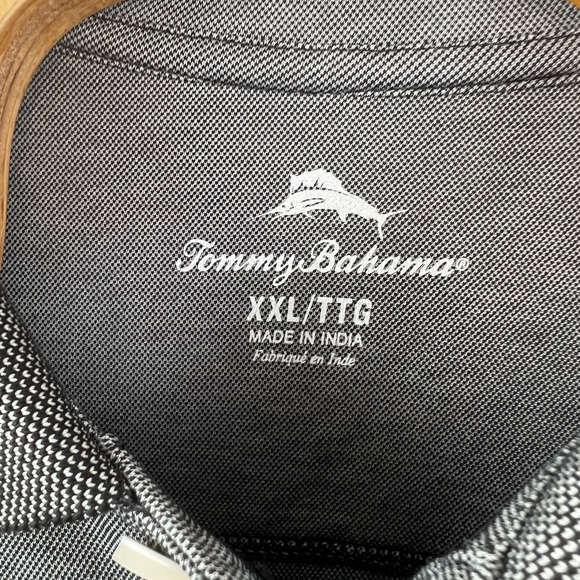 Tommy Bahama Men’s Polo Shirt Short Sleeve Black Size XXL - Picture 3 of 7